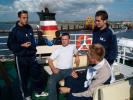 In der Sonne auf dem Fhrdeck